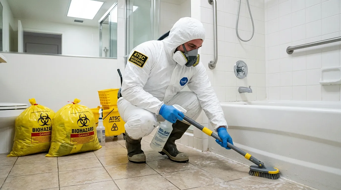 Decontamination equipment deployed for Blood Cleanup in Myrtle Grove